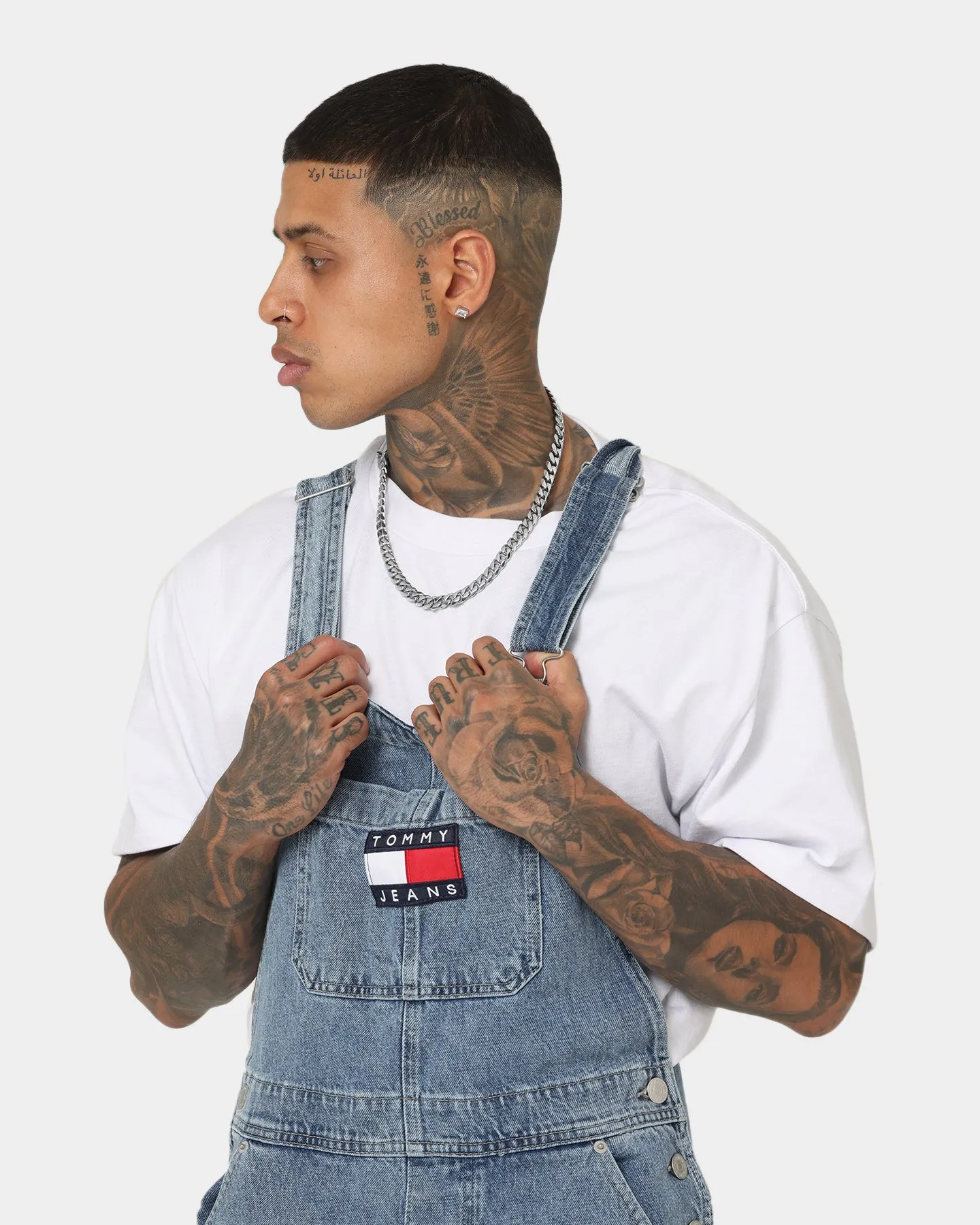 Tommy Jeans TJM Denim Dungaree Denim Light