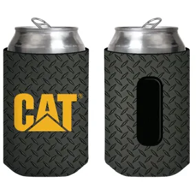 Treadplate Magnetic Koozie w/Yellow Logo