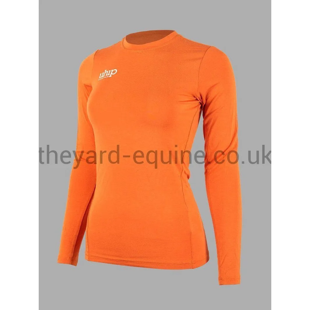 UHIP Long Sleeved Bamboo Tee - Base Layer Orange