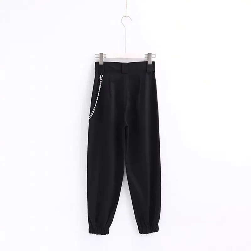 VenusFox fashion loose high waist street wear sweatpants