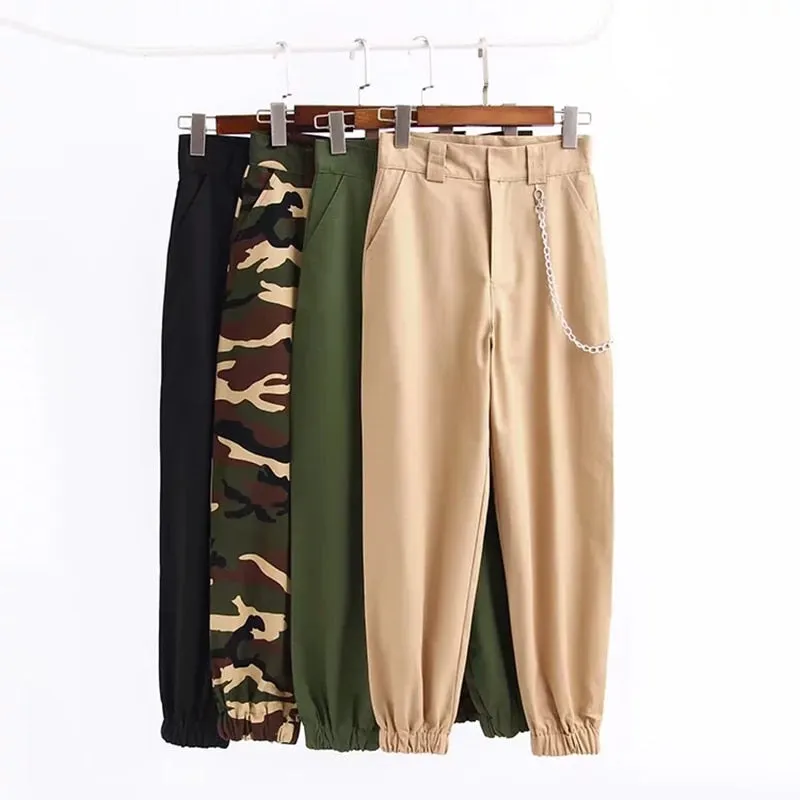 VenusFox fashion loose high waist street wear sweatpants