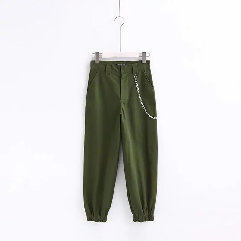 VenusFox fashion loose high waist street wear sweatpants