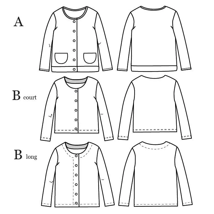 VIC Mum Cardigan - 34/46 - Paper Sewing Pattern