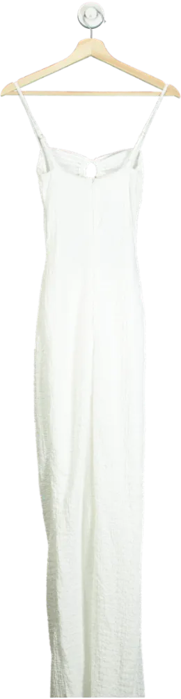 White Fox White Cut-Out Maxi Dress UK XS