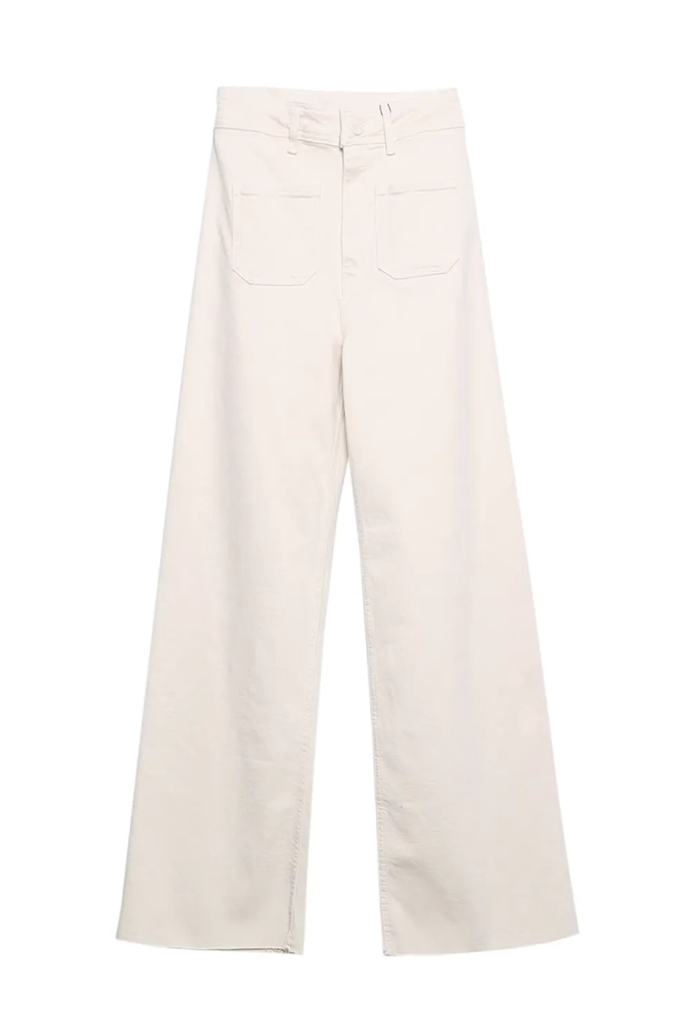 'Whitney' High Waist Denim Straight Trouser