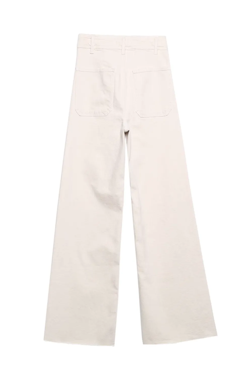 'Whitney' High Waist Denim Straight Trouser