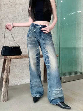 Y2K Streetwear High Waist Loose Vintage Jeans